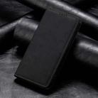 For Redmi Note 14 4G 164.84mm Business Solid Color Magnetic RFID Leather Phone Case(Black) - 2