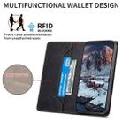 For Redmi Note 14 4G 164.84mm Business Solid Color Magnetic RFID Leather Phone Case(Black) - 3