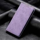 For Redmi A5 4G 171.7mm / Xiaomi Poco C71 Business Solid Color Magnetic RFID Leather Phone Case(Purple) - 2