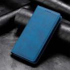 For Redmi A5 4G 171.7mm / Xiaomi Poco C71 Business Solid Color Magnetic RFID Leather Phone Case(Blue) - 2