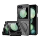 For Samsung Galaxy Z Flip6 5G DUX DUCIS Aimo Mag Series TPU + PC MagSafe Frosted Feel Phone Case(Black) - 1