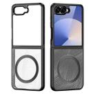 For Samsung Galaxy Z Flip7 5G DUX DUCIS Aimo Mag Series TPU + PC MagSafe Frosted Feel Phone Case(Black) - 2