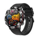 ET482 1.43 inch AMOLED Screen Sports Smart Watch Support Bluethooth Call /  ECG Function(Black Silicone Band) - 1