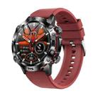 ET482 1.43 inch AMOLED Screen Sports Smart Watch Support Bluethooth Call /  ECG Function(Red Silicone Band) - 1