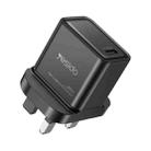 Yesido YC81 PD 25W USB-C/Type-C Interface GaN Fast Charging Charger(UK Plug) - 1