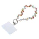 Colorful Crystal Rope Short Lanyard(White Gold) - 1