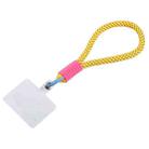 Silicone Nylon Rope Short Lanyard(Yellow Brown) - 1