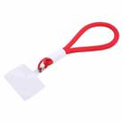 Silicone Nylon Rope Short Lanyard(Red) - 1