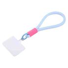 Silicone Nylon Rope Short Lanyard(Light Blue) - 1