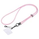 Flash Buckle Crossbody Mobile Phone Long Lanyard(Pink) - 1