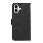 For iPhone 17 ABEEL Frosted Magnetic RFID Leather Phone Case(Black) - 3