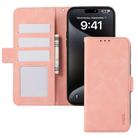 For iPhone 17 Air ABEEL Frosted Magnetic RFID Leather Phone Case(Black) - 5