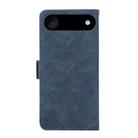 For iPhone 17 Air ABEEL Frosted Magnetic RFID Leather Phone Case(Blue) - 3
