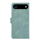 For iPhone 17 Air ABEEL Frosted Magnetic RFID Leather Phone Case(Cyan) - 3