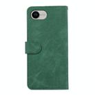 For iPhone 16e ABEEL Color Block Magnetic RFID Leather Phone Case(Green-Black) - 3