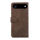 For iPhone 17 Air ABEEL Color Block Magnetic RFID Leather Phone Case(Brown-Blue) - 3