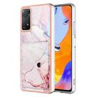 For Xiaomi Redmi Note 11 Pro 5G / 4G Global Marble Pattern IMD Card Slot Phone Case(Rose Gold) - 1