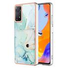 For Xiaomi Redmi Note 11 Pro 5G / 4G Global Marble Pattern IMD Card Slot Phone Case(Green) - 1