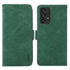 For Samsung Galaxy A23 5G / 4G ABEEL Frosted Magnetic RFID Leather Phone Case(Green) - 1