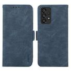 For Samsung Galaxy A33 5G ABEEL Frosted Magnetic RFID Leather Phone Case(Blue) - 1