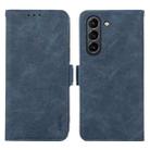 For Samsung Galaxy S21 FE 5G ABEEL Frosted Magnetic RFID Leather Phone Case(Blue) - 1