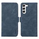 For Samsung Galaxy S23 5G ABEEL Frosted Magnetic RFID Leather Phone Case(Blue) - 1