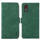 For Samsung Galaxy Xcover 7 ABEEL Frosted Magnetic RFID Leather Phone Case(Green) - 1