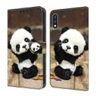 For LG K22/K22 + Crystal Painted Leather Phone case(Panda) - 1