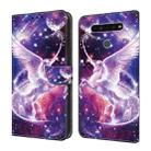 For LG K51 Crystal Painted Leather Phone case(Unicorn) - 1