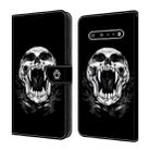 For LG V60 ThinQ 5G Crystal Painted Leather Phone case(Skull) - 1