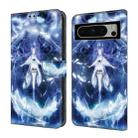 For Google Pixel 6 Pro Crystal Painted Leather Phone case(Magic Fairy) - 1