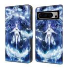 For Google Pixel 8 Crystal Painted Leather Phone case(Magic Fairy) - 1