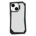 For iPhone 14 Creative Irregular Frame Shockproof Phone Case(Black) - 1