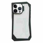 For iPhone 14 Pro Max Creative Irregular Frame Shockproof Phone Case(Black) - 1