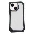 For iPhone 13 Creative Irregular Frame Shockproof Phone Case(Black) - 1