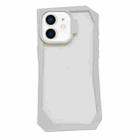 For iPhone 11 Creative Irregular Frame Shockproof Phone Case(White) - 1