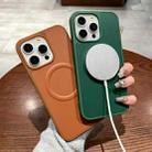 For iPhone 13 Pro Max 2 in 1 MagSafe Magnetic Silicone Leather Phone Case(Green) - 3