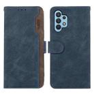 For Samsung Galaxy A32 4G ABEEL Color Block Magnetic RFID Leather Phone Case(Blue-Brown) - 1
