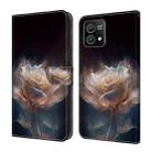 For Motorola Moto G Power 2023 Crystal Painted Leather Phone case(Peony) - 1