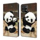 For Motorola Moto G Power 2023 Crystal Painted Leather Phone case(Panda) - 1