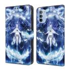 For Motorola Moto G31/G41 Crystal Painted Leather Phone case(Magic Fairy) - 1