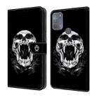 For Motorola Moto G50 Crystal Painted Leather Phone case(Skull) - 1