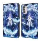 For Motorola Moto G51 5G Crystal Painted Leather Phone case(Magic Fairy) - 1