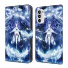 For Motorola Moto G52 4G/G82 Crystal Painted Leather Phone case(Magic Fairy) - 1