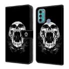 For Motorola Moto G60/G40 Fusion Crystal Painted Leather Phone case(Skull) - 1