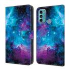 For Motorola Moto G60/G40 Fusion Crystal Painted Leather Phone case(Starry Sky) - 1