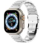 For Apple Watch Ultra 2 49mm I-Shaped Titanium Metal Watch Band(Mirror Silver) - 1