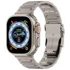 For Apple Watch Ultra 2 49mm I-Shaped Titanium Metal Watch Band(Titanium) - 1