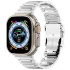 For Apple Watch Ultra 49mm I-Shaped Titanium Metal Watch Band(Mirror Silver) - 1