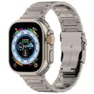 For Apple Watch Ultra 49mm I-Shaped Titanium Metal Watch Band(Titanium) - 1